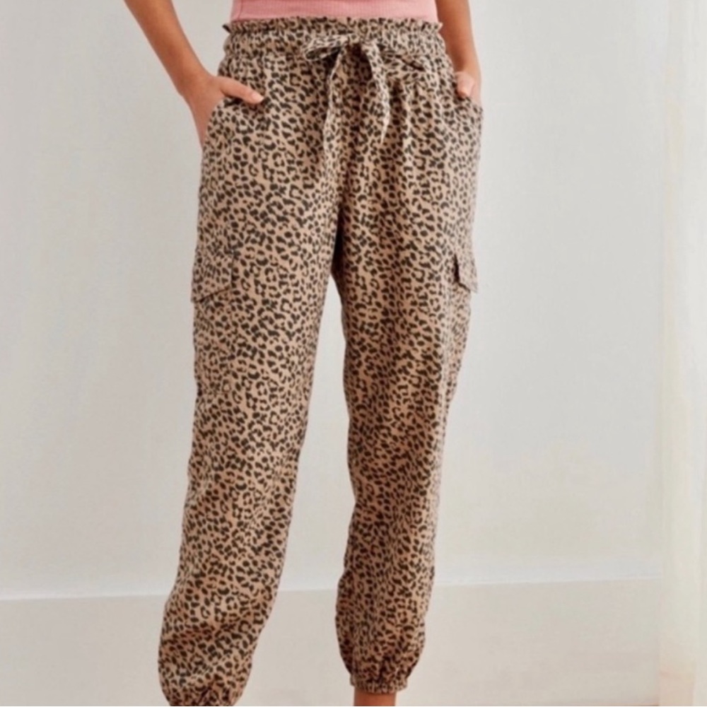 Aerie Cheetah Print Joggers